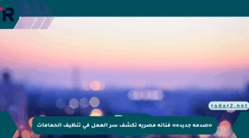 «صدمة جديدة» فنانة مصرية تكشف سر العمل في تنظيف الحمامات